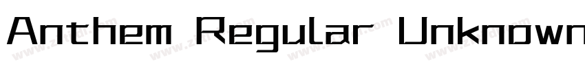 Anthem Regular Unknown字体免费下载字体转换